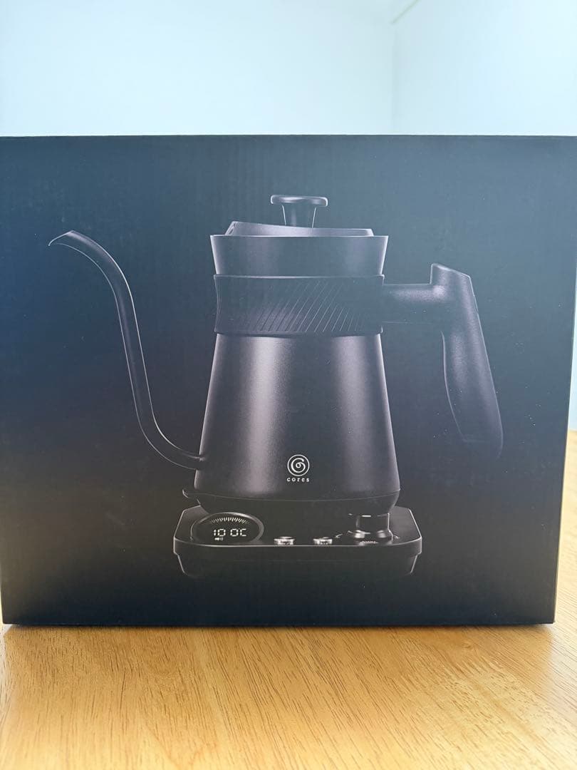 cores 電気ケトル 温度調整機能付き フリータイムケトル