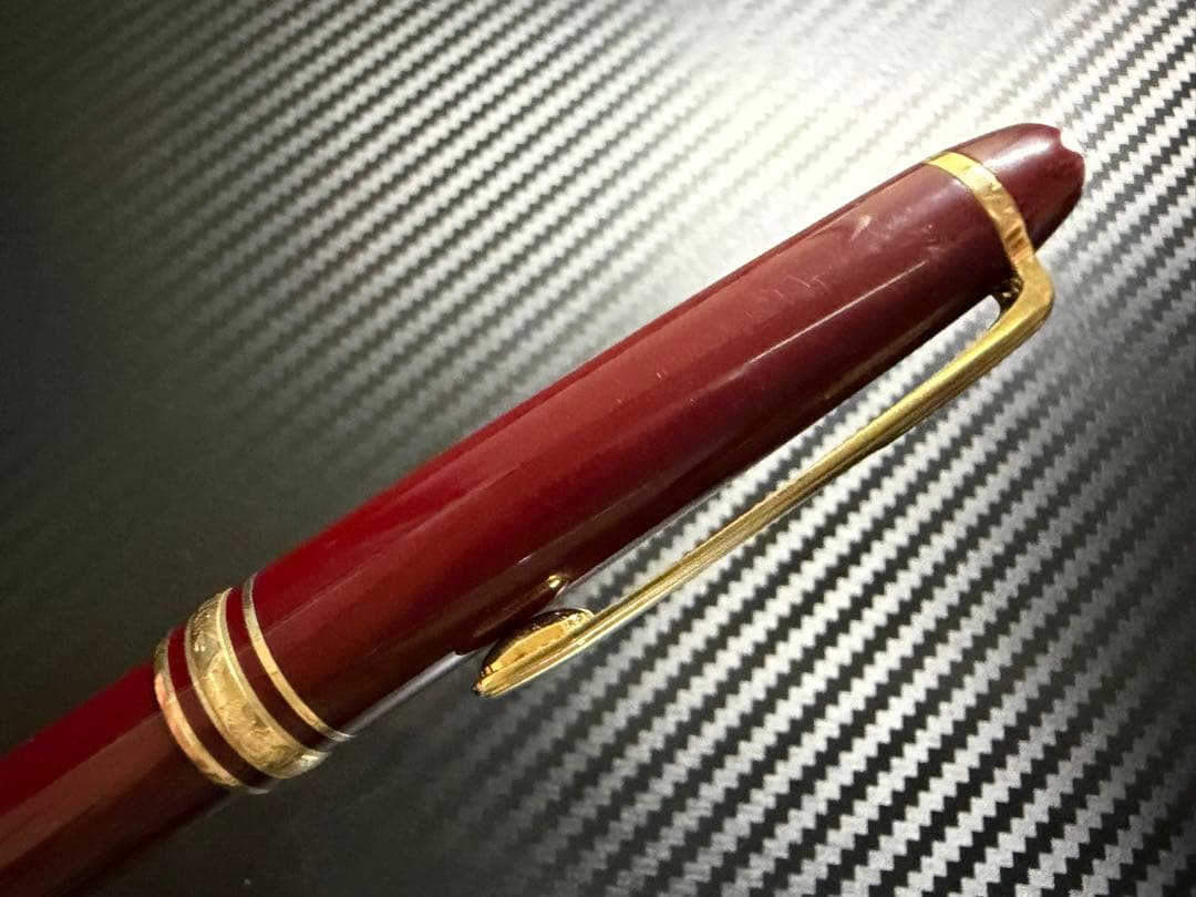 美品 モンブラン マイスターシュテュック 165 ボルドー ペンシル 0.5mm