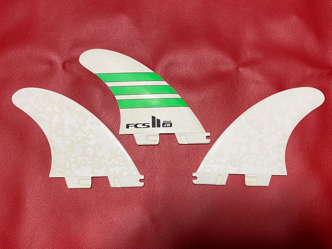 FCS2 JW ミディアム サーフボードフィン 3枚セット(トライ)