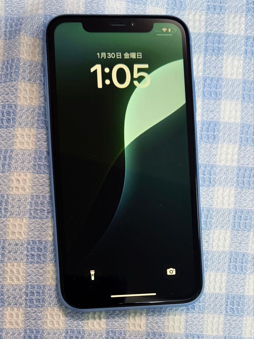 iPhone XR 128GB SIMフリー　ブルー本体＋箱セット