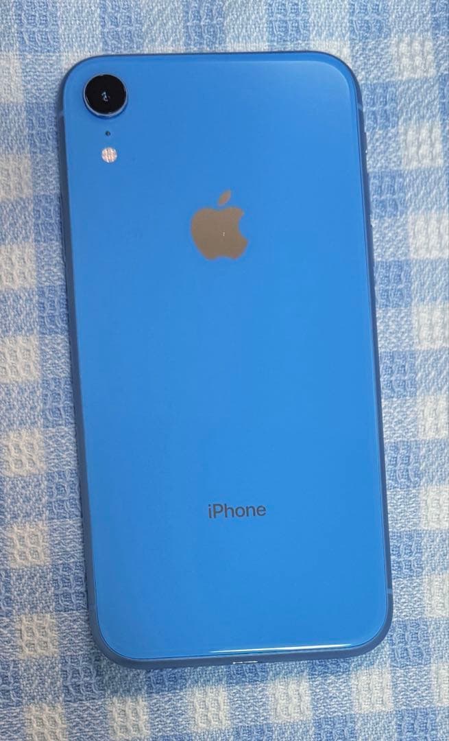 iPhone XR 128GB SIMフリー　ブルー本体＋箱セット