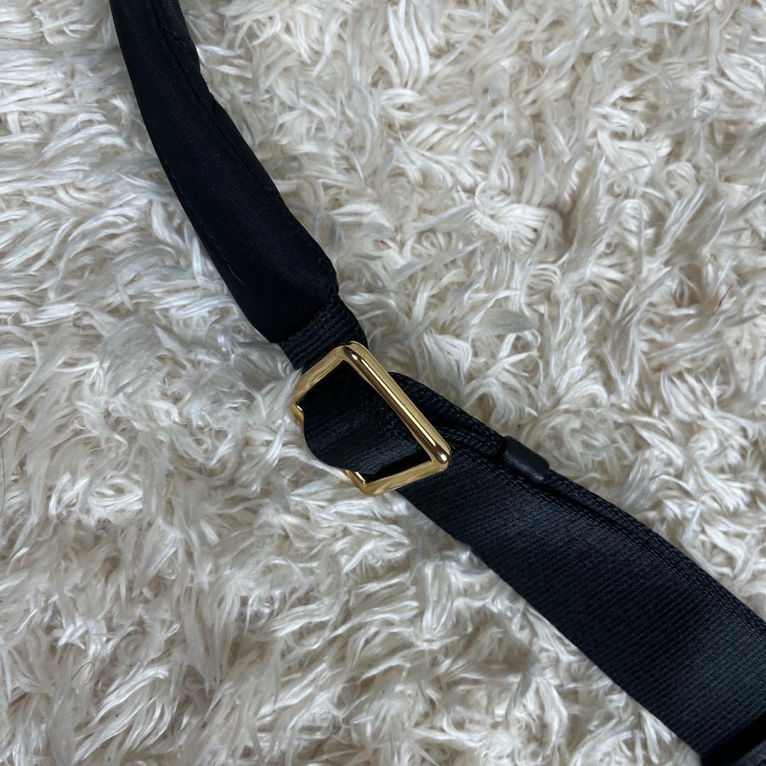 美品✨TUMI トゥミ　ナイロン　クロス　ボディバッグ　ゴールド金具