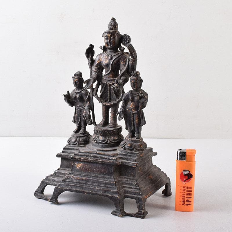 仏教美術　古銅　チベット仏　仏像　置物　V　R8656