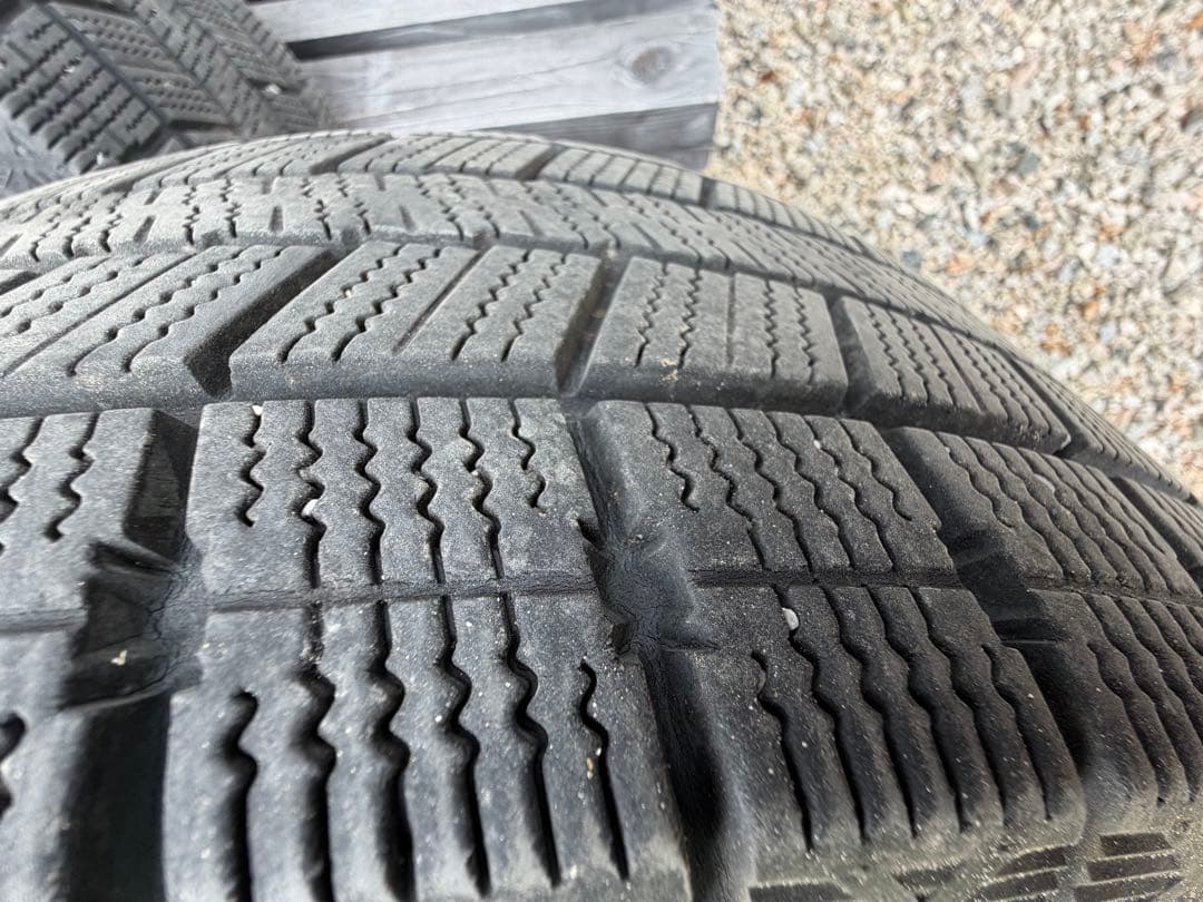 r*a様 205/55R16 ブラックホイールセット ウィンタータイヤ　スタット