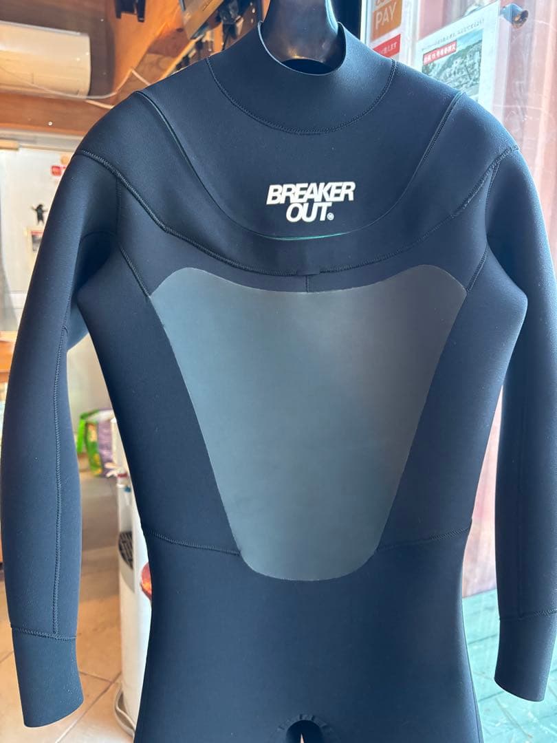 BREAKER OUT U-zip light 4/3mm セミドライメンズL