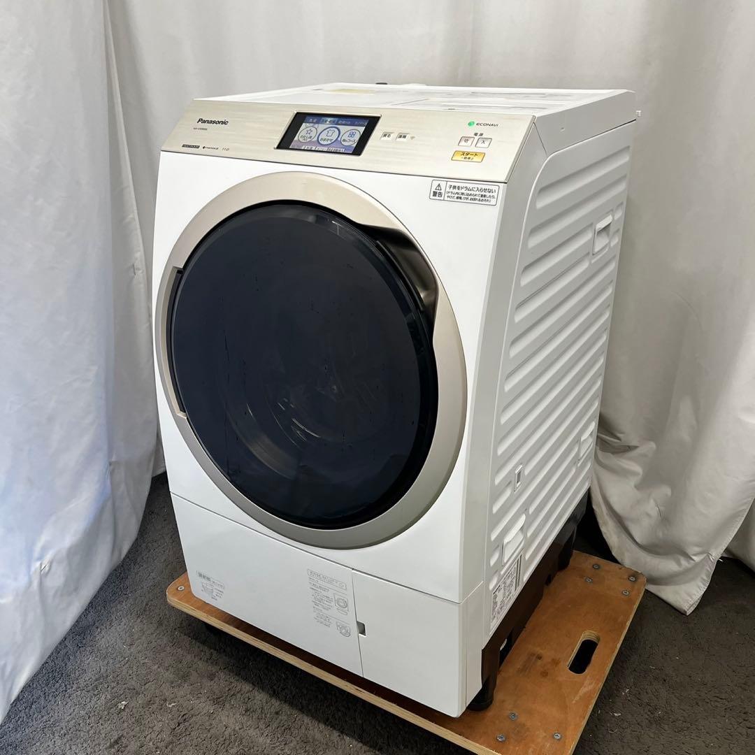 137⭕️ドラム式洗濯機　パナソニック　大容量　11キロ　乾燥　自動投入　設置無料