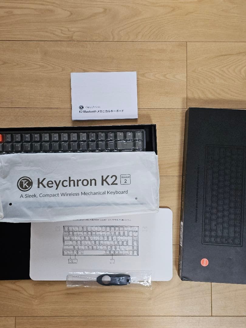 ★即日配達★Keychron K2 茶軸 US配列 ダークグレー