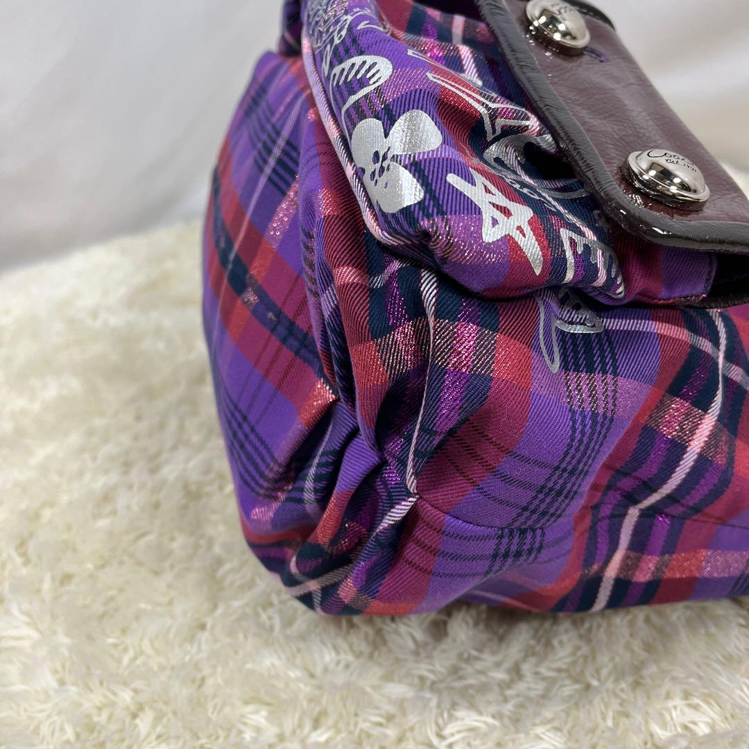 未使用級　COACH コーチ POPPY ショルダーバッグ y2k 紫　袋付き