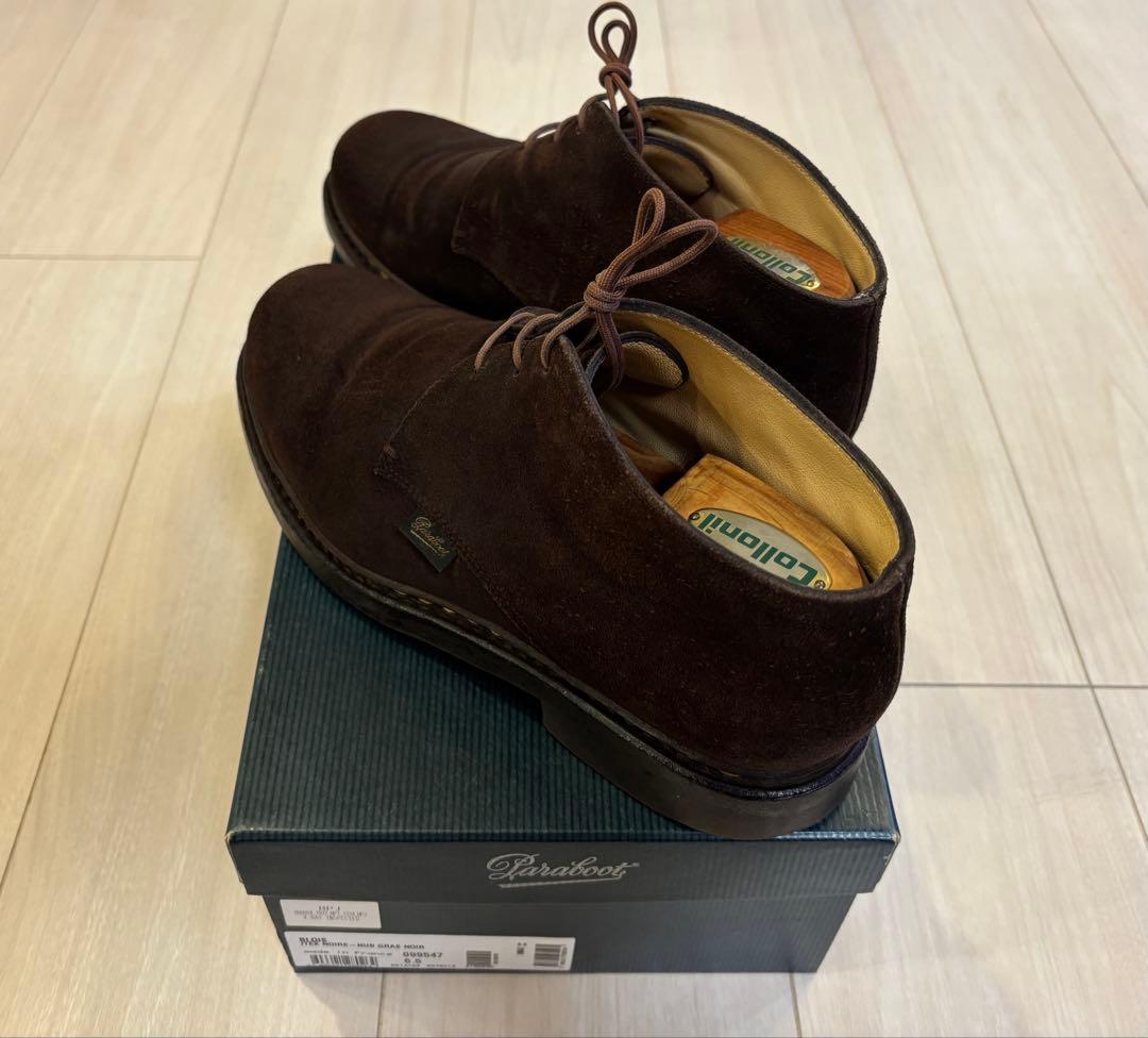 Paraboot GUERNY Chocolate Suede 6ハーフ