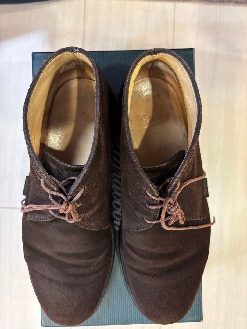 Paraboot GUERNY Chocolate Suede 6ハーフ