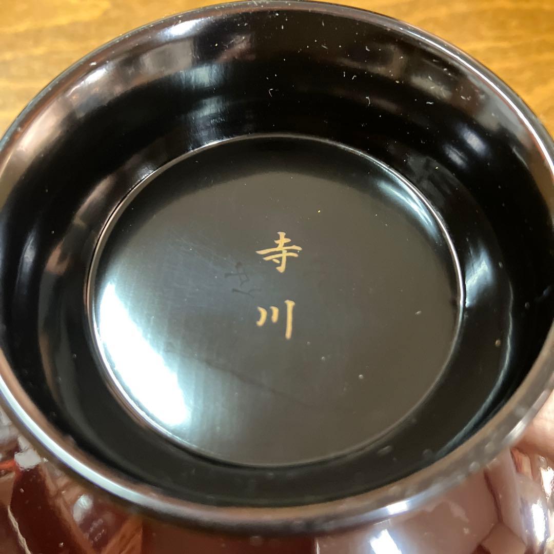 美術漆器　輪島塗吸物椀　5客セット