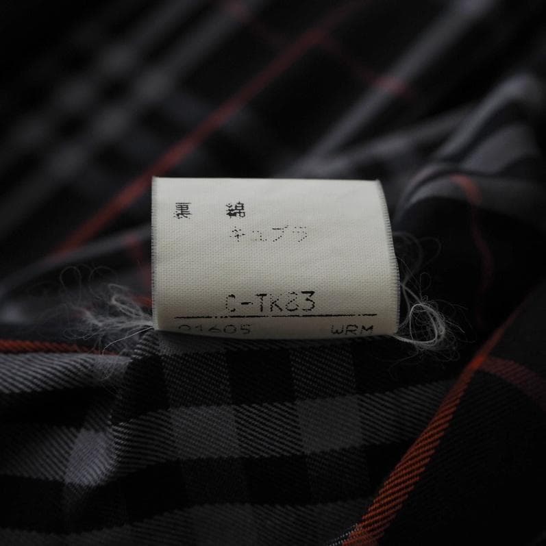Burberrys バーバリー 90s 裏ノバチェック Aライン コート ナス紺