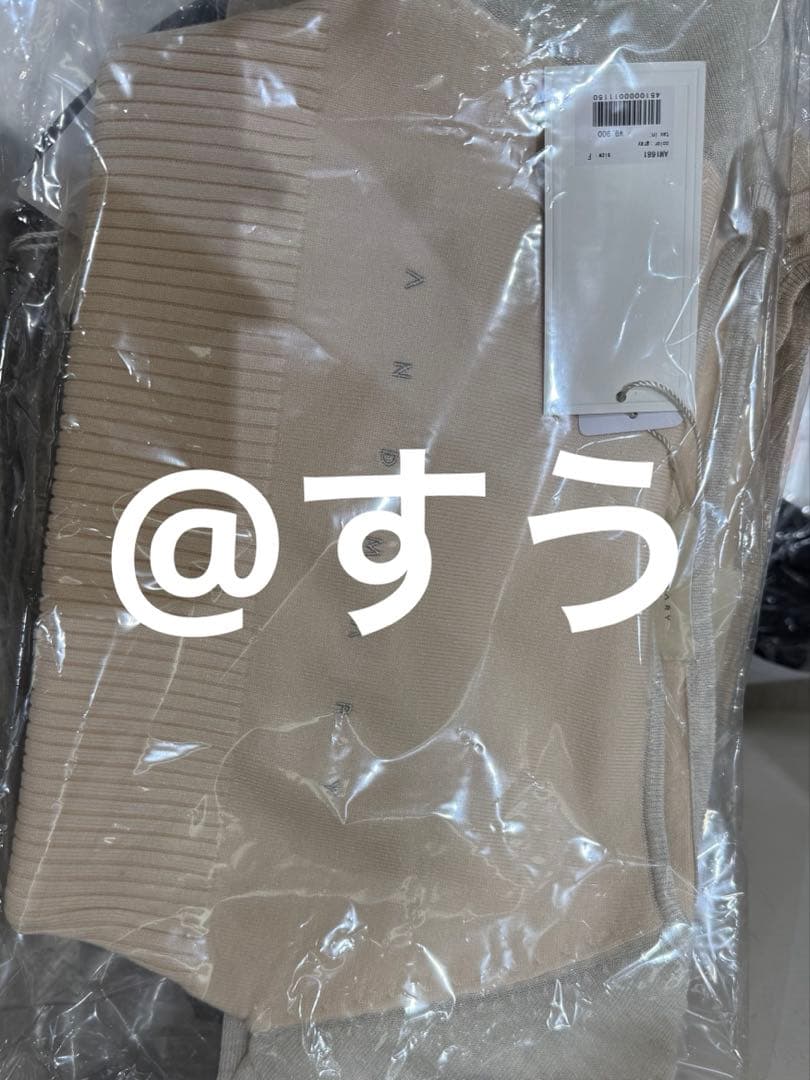 andmary Amari knit tops グレー