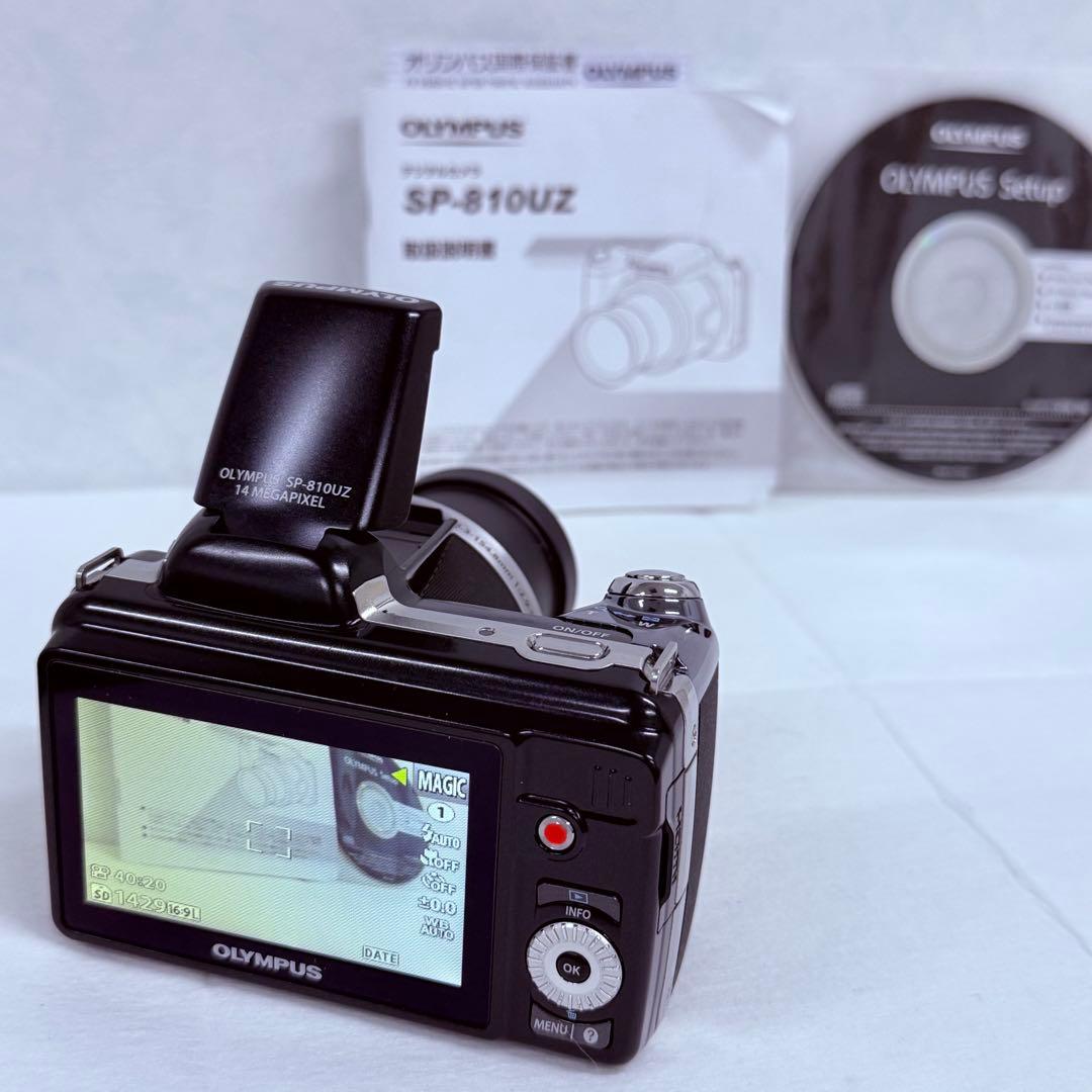 【美品】オリンパスSP-810UZ 望遠864mm SD付き　付属品多数