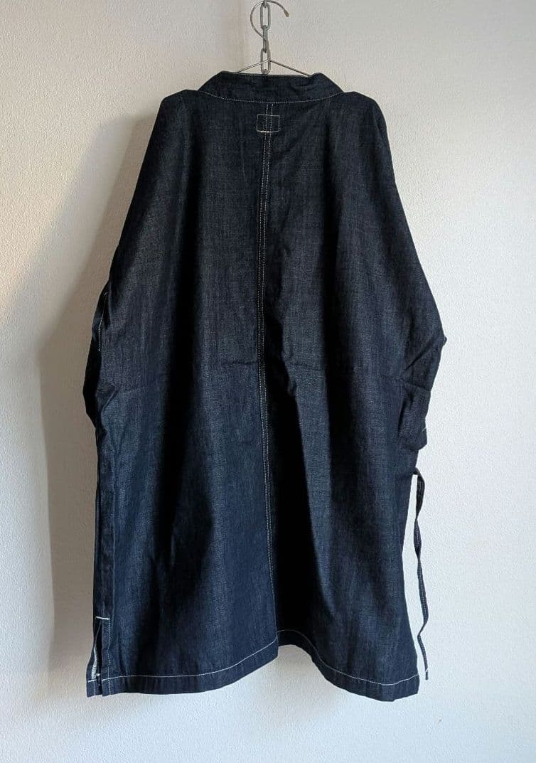 Lee　デニム　作務衣　羽織　着物　和服　シャツ　カバーオール　真紺　美品　希少