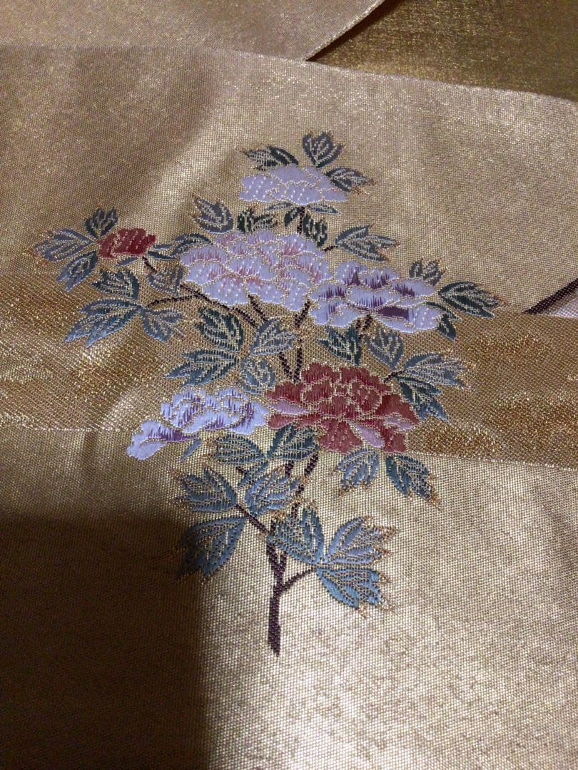 袋帯 本金 長嶋織物 共箱付き