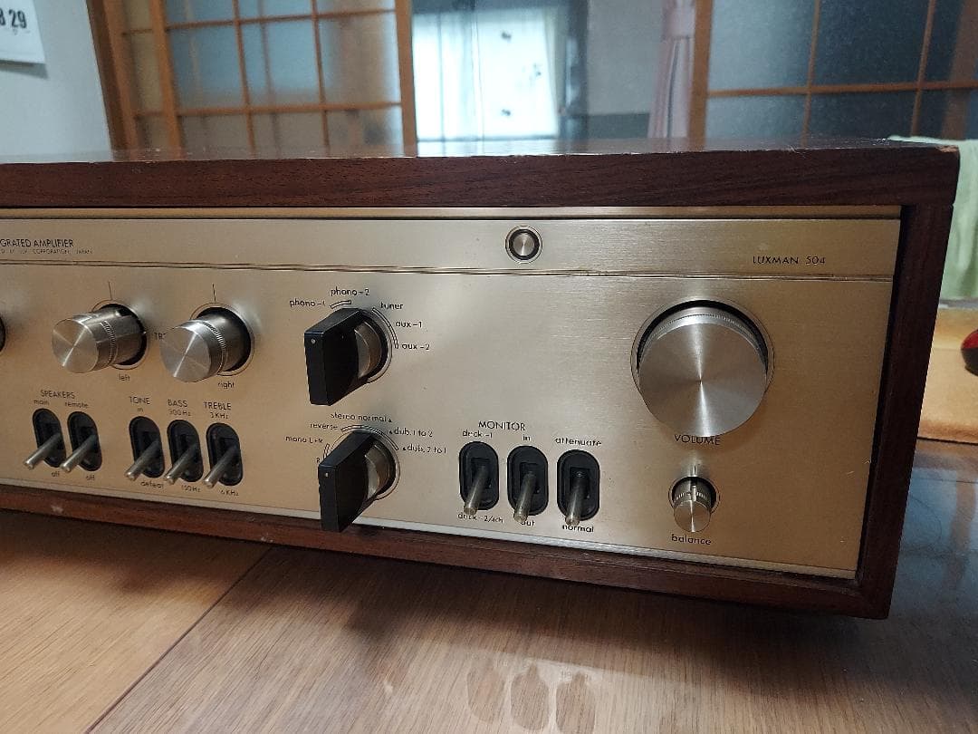 ★ LUXMAN プリメインアンプL-504 整備品 !! ★