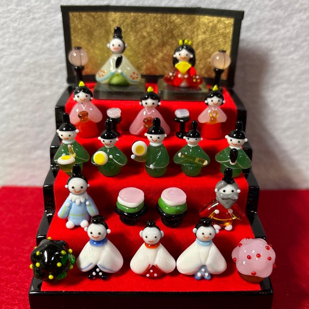 mishi38　お雛様五段飾りセット　ミニチュア