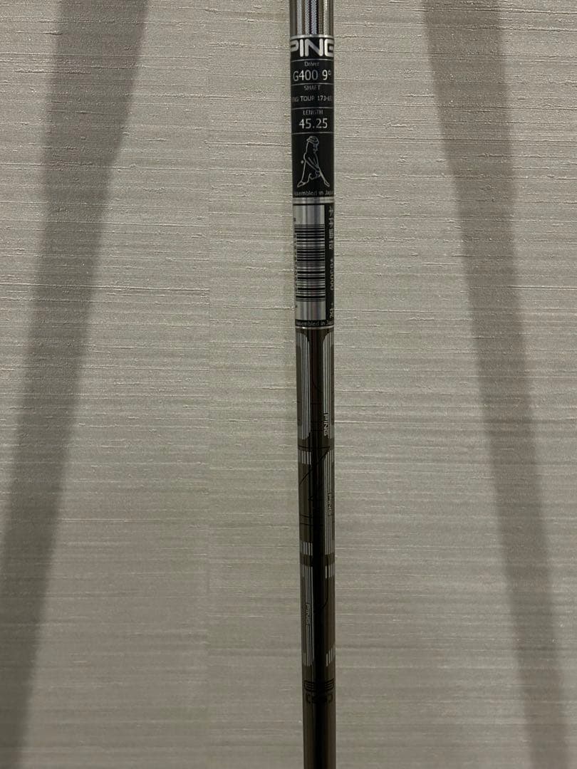 【美品中古】ピン G400 1W 9.0° Chrome Tour 65S