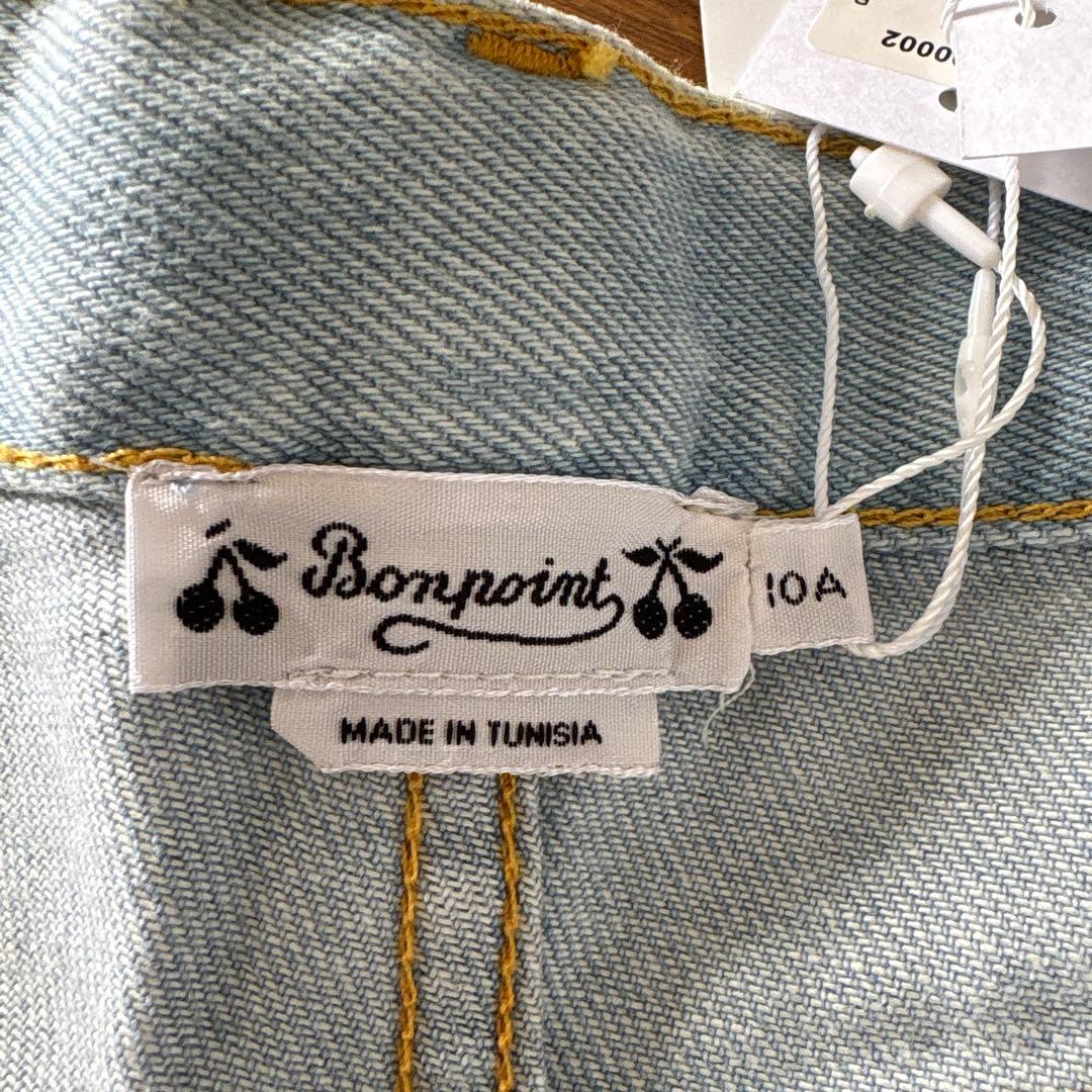 【新品】Bonpointボンポワン デニムパンツ　ブルージーンズ　10A