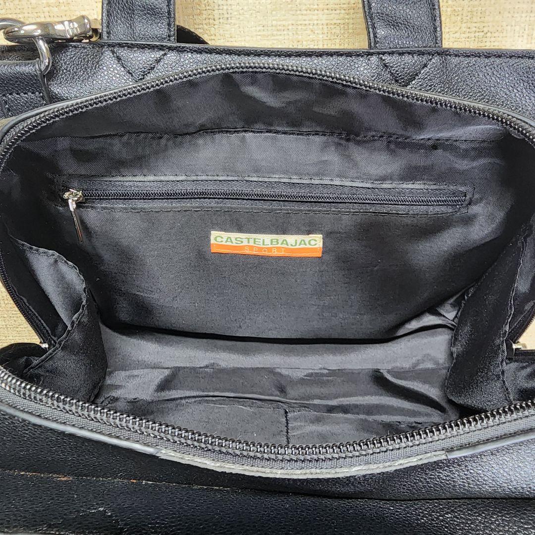 【美品】カステルバジャック 2Wayバッグ ミニショルダー ゴルフ カートバッグ