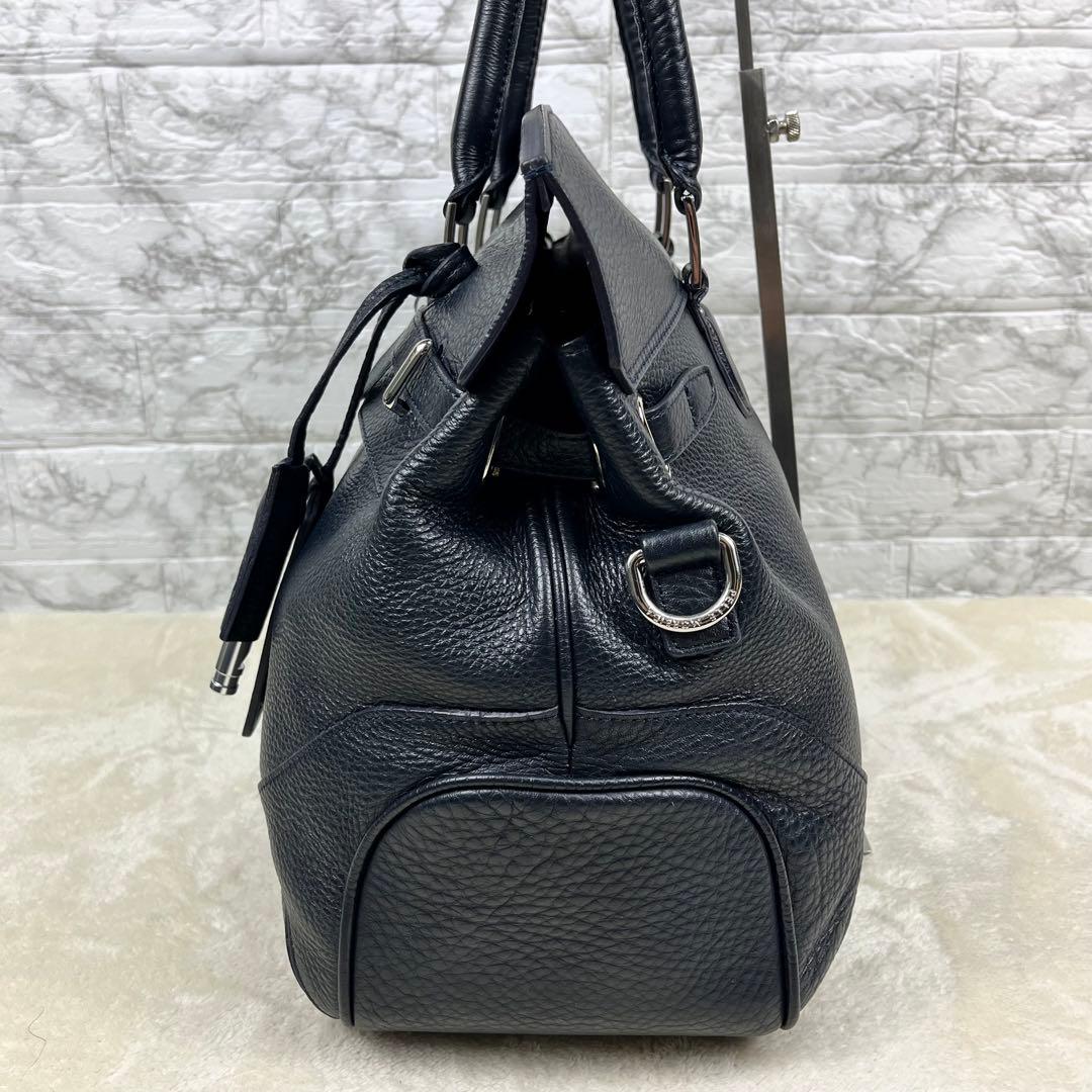 【極美品】 ペッレモルビダ フラップボストン メイデンヴォヤージュ ネイビー