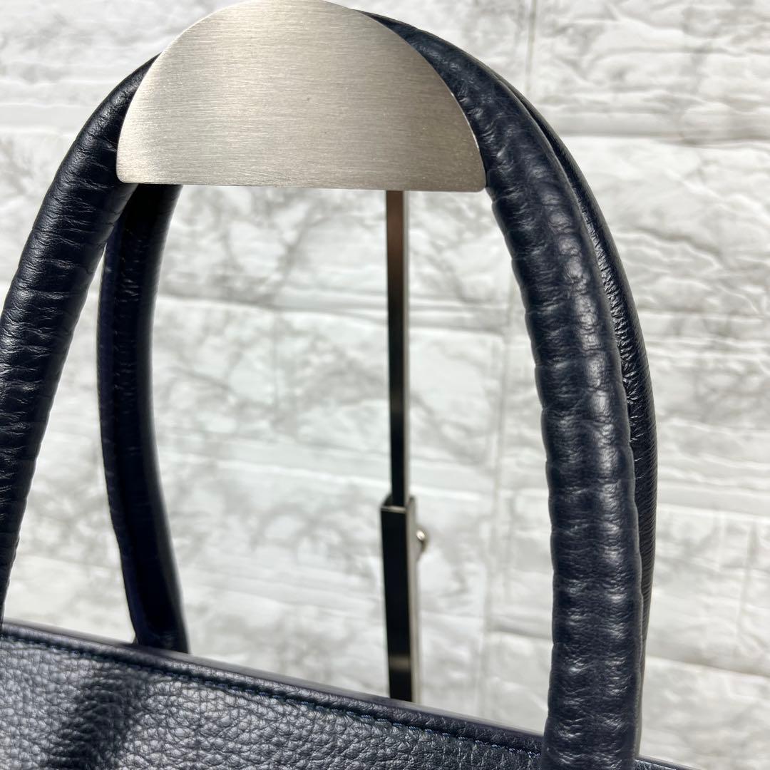 【極美品】 ペッレモルビダ フラップボストン メイデンヴォヤージュ ネイビー