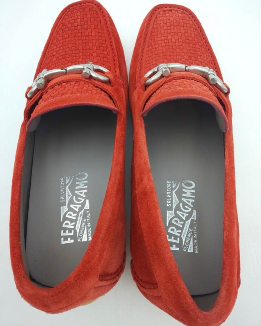 フェラガモ ドライビングシューズ ローファー ガンチーニ8 1/2 2E