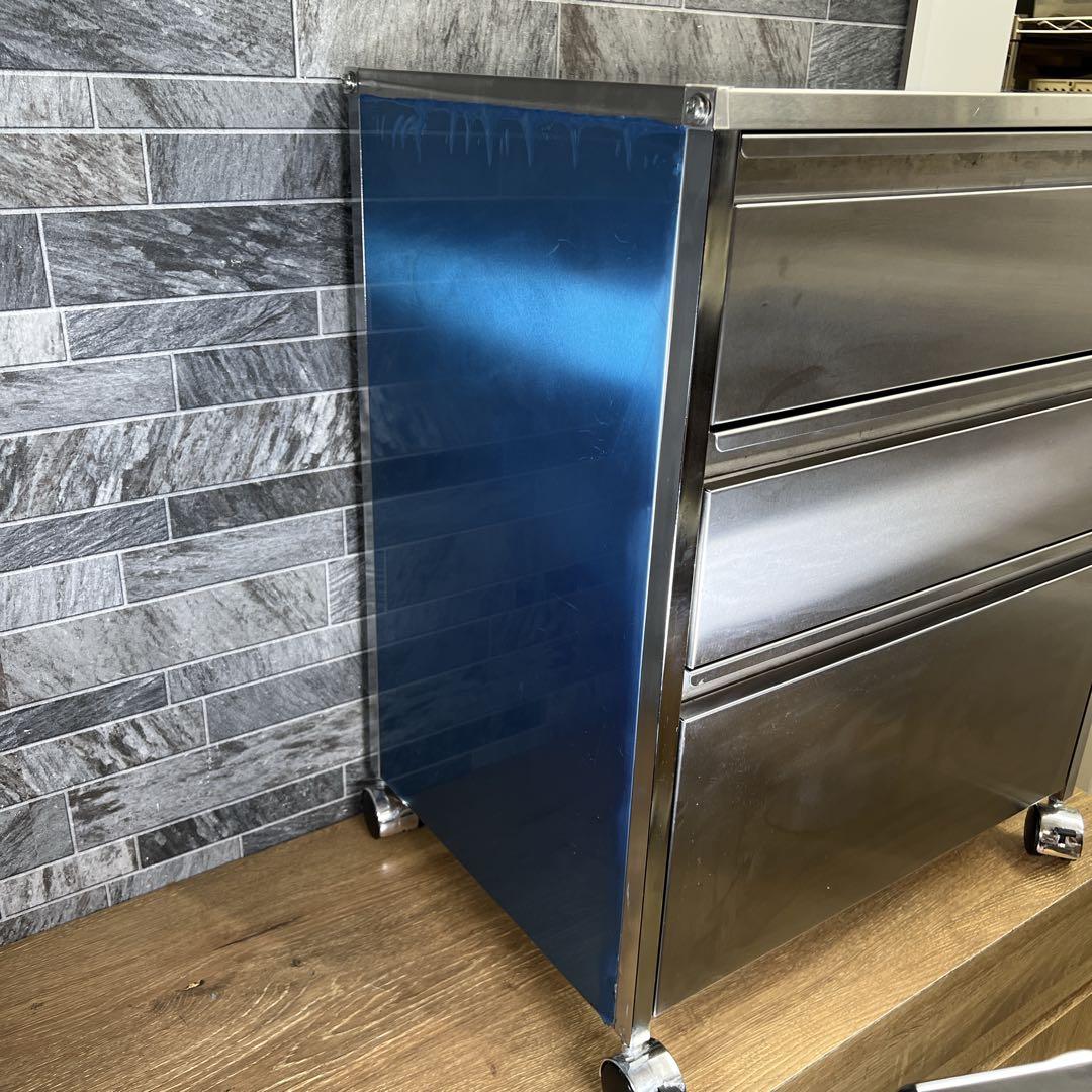 【希少】dinos　ディノス　ステンレスシンク下収納　引き出し収納　ワイドタイプ