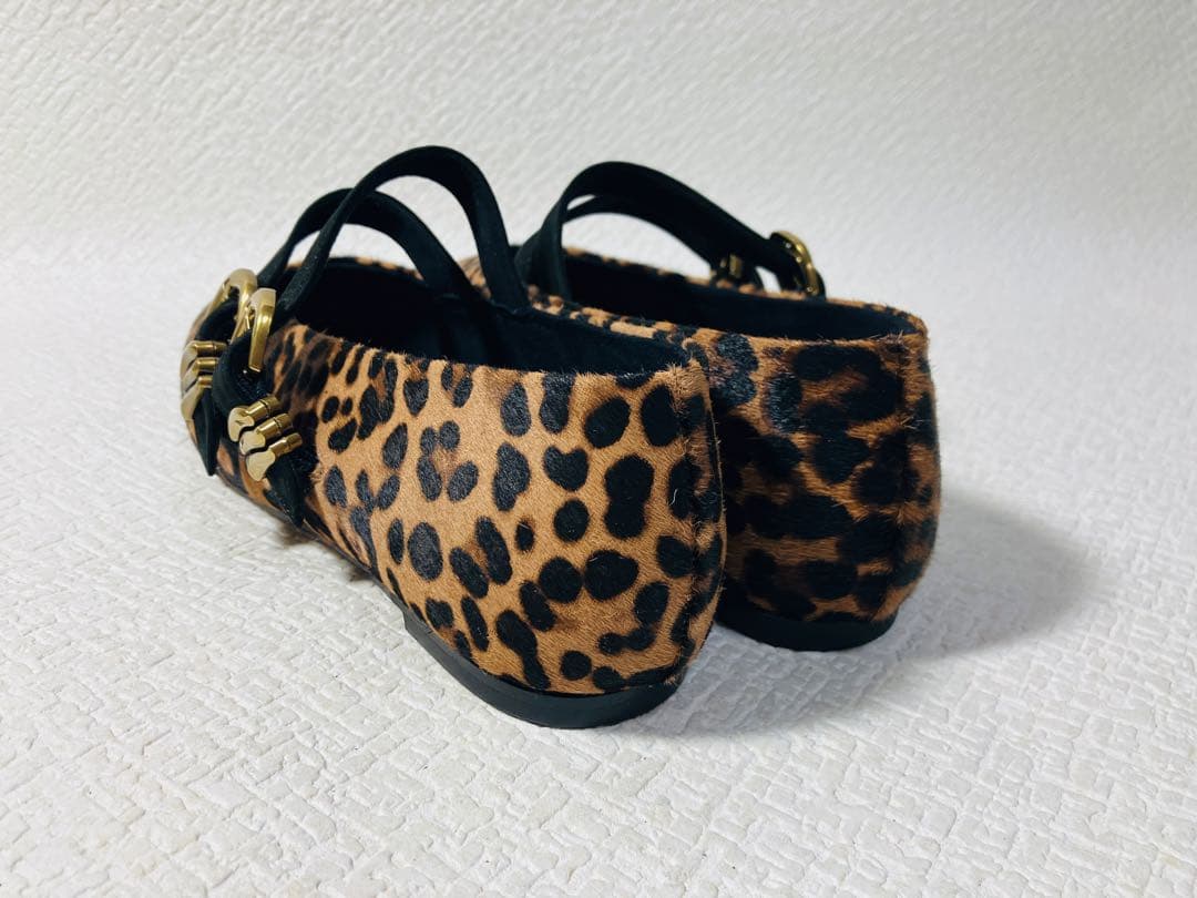 MH13◆新品◆LeTalonGRISEレザーWストラップメリージェーン24.0