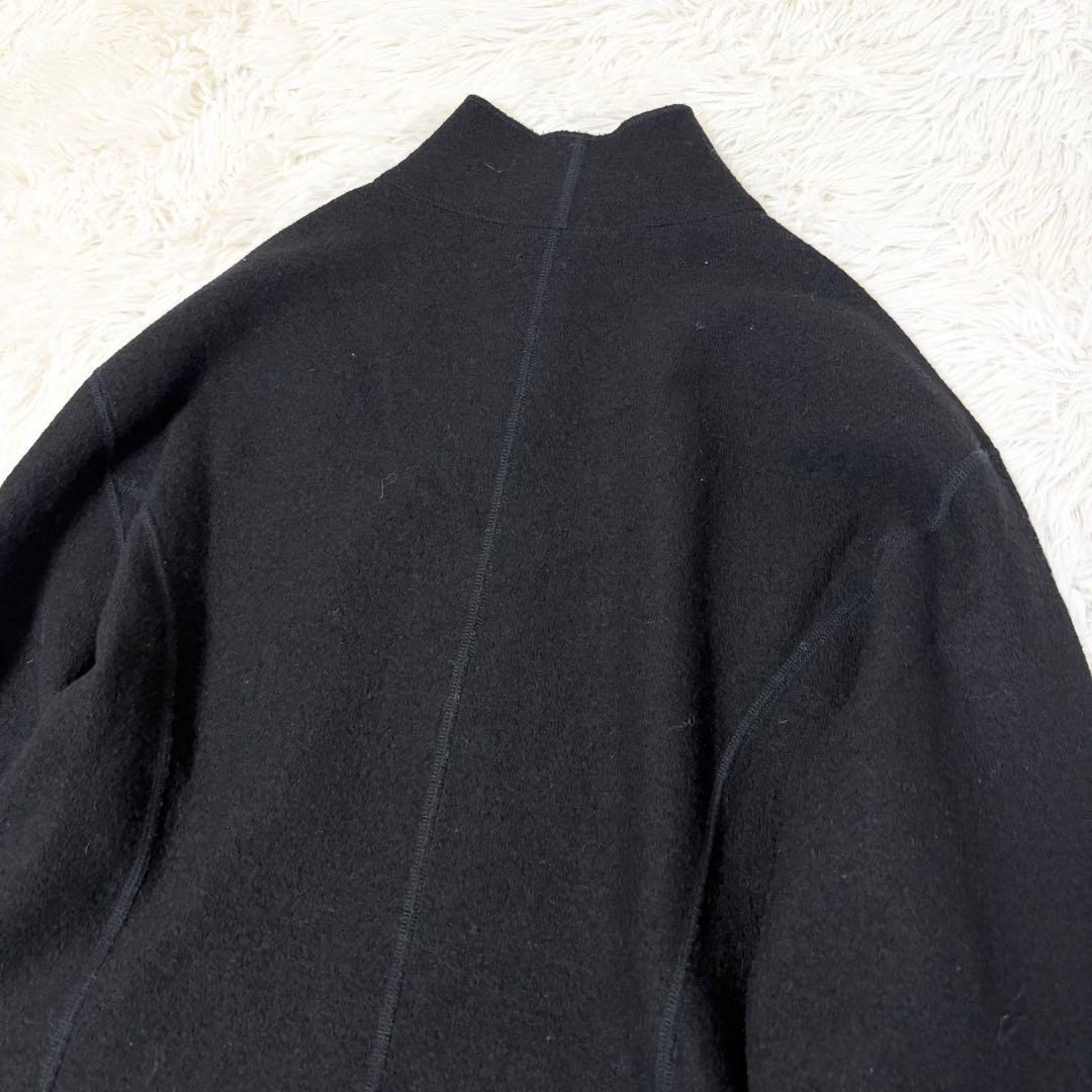美品✨ヨーガンレール 圧縮ウール ジャケット コート 黒 2way