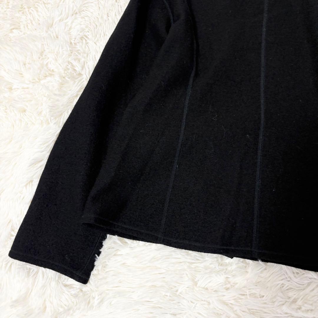 美品✨ヨーガンレール 圧縮ウール ジャケット コート 黒 2way