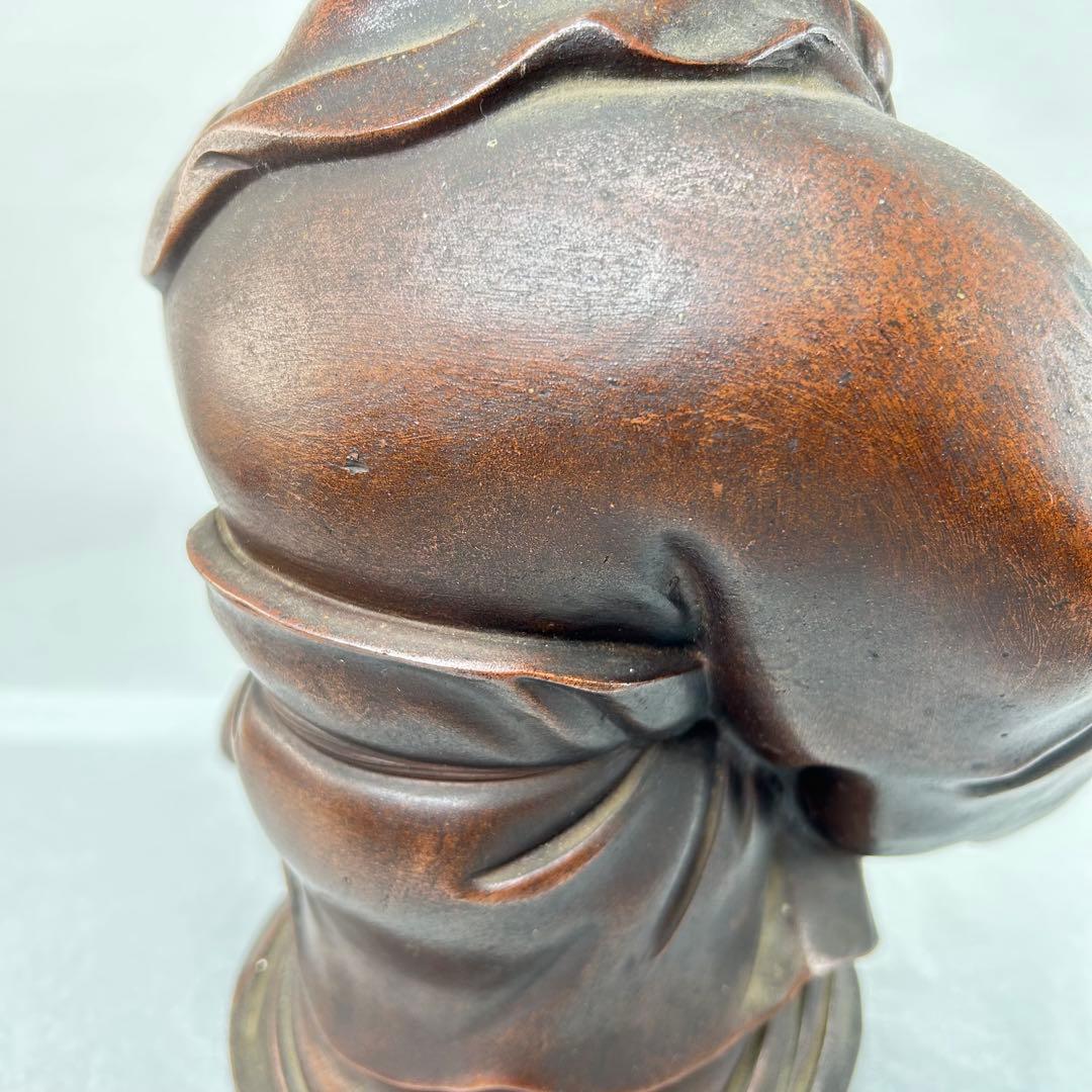 桃蹊堂造 福禄寿 約18cm 七福神 縁起物 伝統工芸品 置物