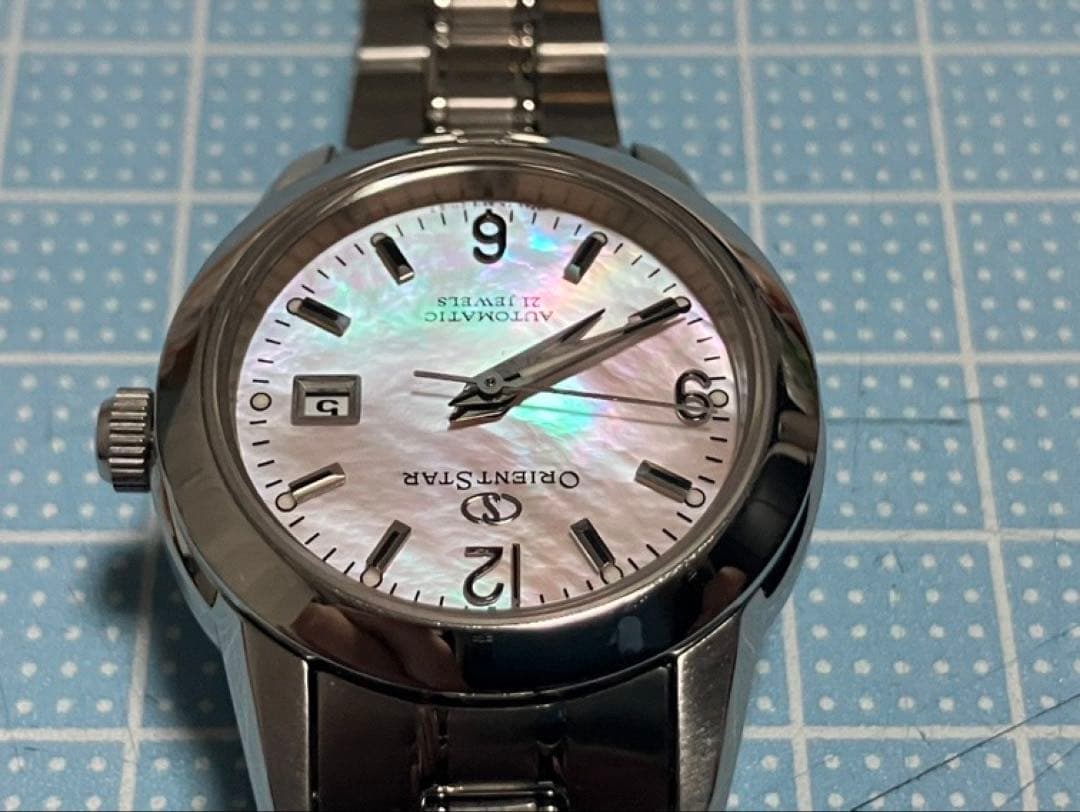 【S-346】ORIENT STAR オリエントスター ピンクシェル文字