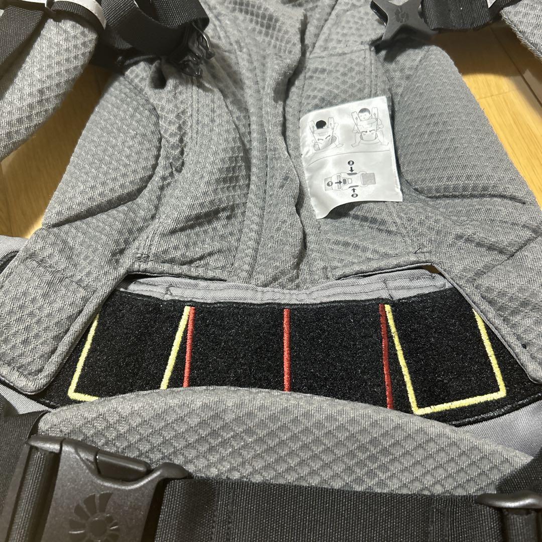 【美品】エルゴベビー オムニブリーズ グラファイトグレー 抱っこ紐