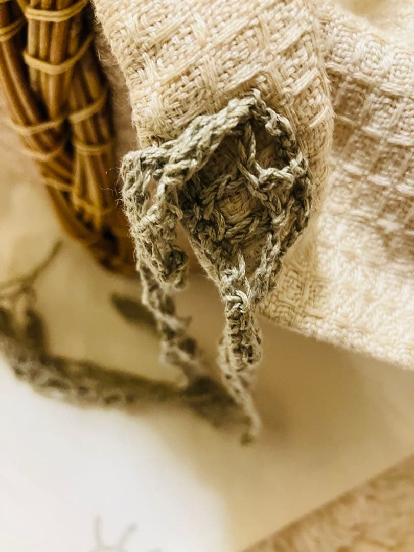 希少デザイン　エバゴス　ebagos カゴバッグ　マルシェ