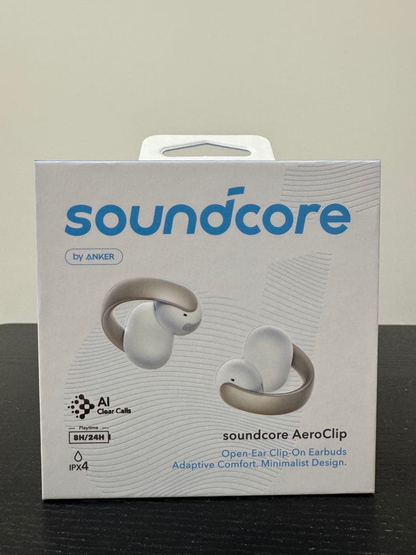【新品未開封】Anker Soundcore AeroClip ホワイト