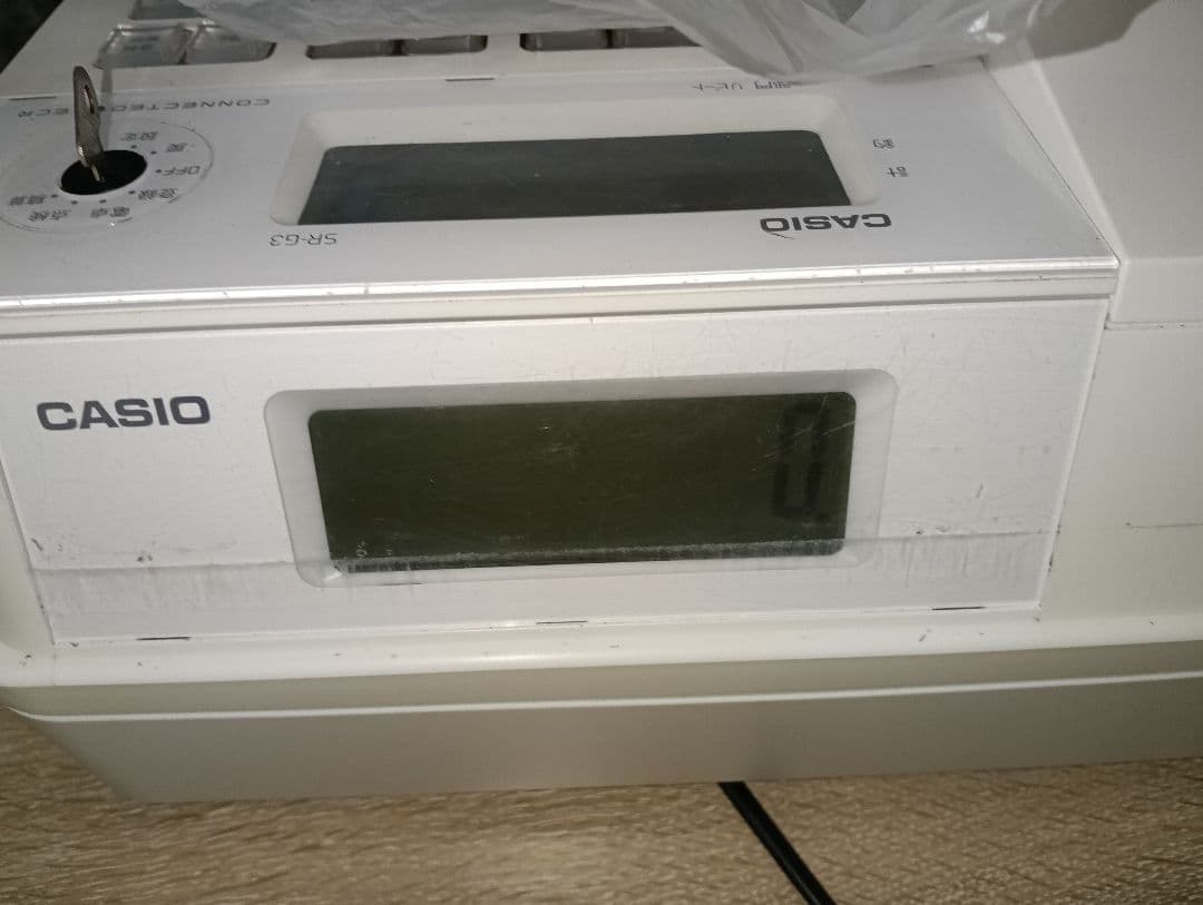 CASIO 店舗向け 電子レジスター SR-G3-WE Bluetooth搭載