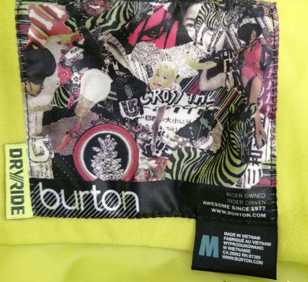 【バートン】Burton スノーボードジャケット スノボウェア 黒×ドット