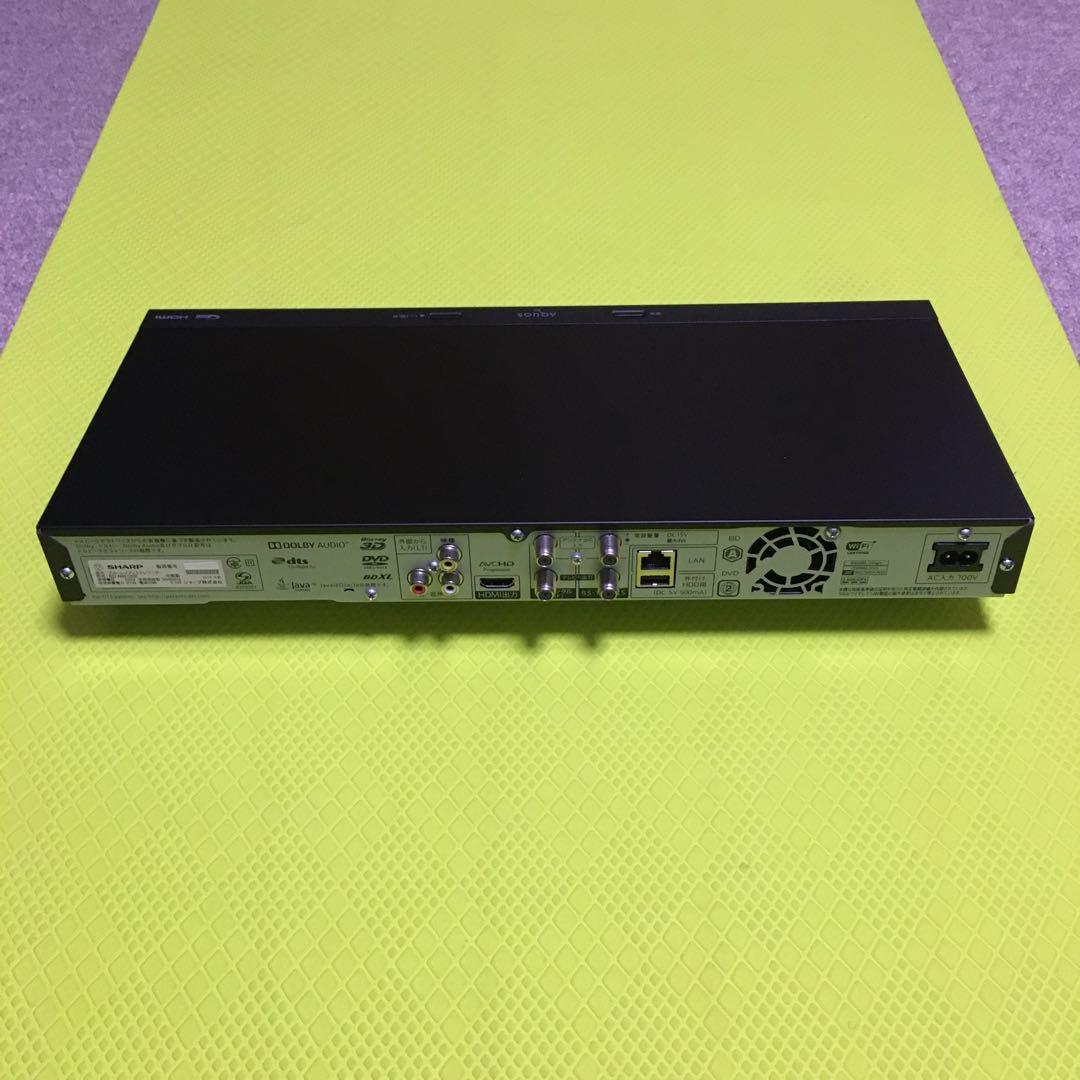 ◆美品◆2018年製◆シャープBD-NW1200◆純正リモコン◆2番組同時録画◆