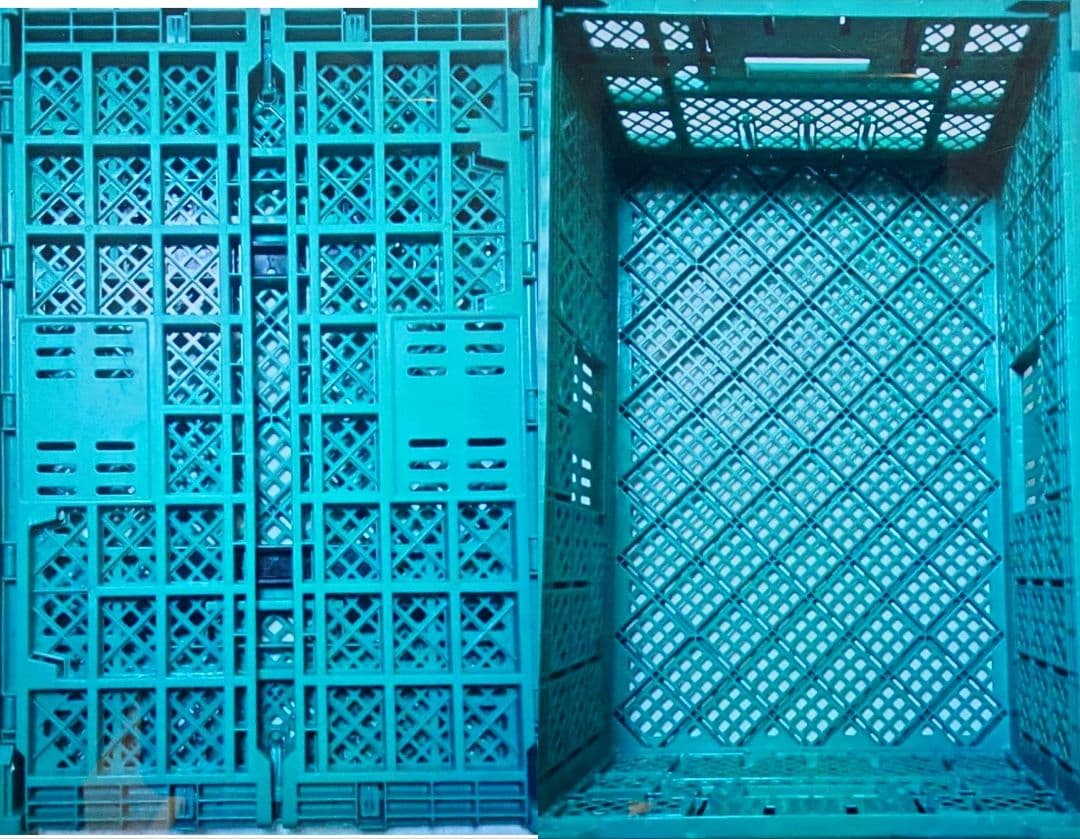 折りたたみ　コンテナ　オレコン　オリコン　×10枚