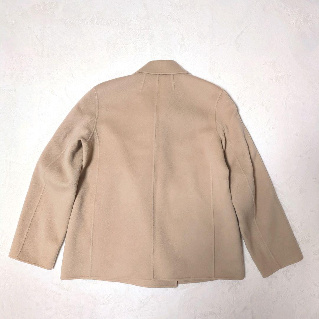 美品 theory ダブルブレスト ウール カシミヤ Pコート 2025年S