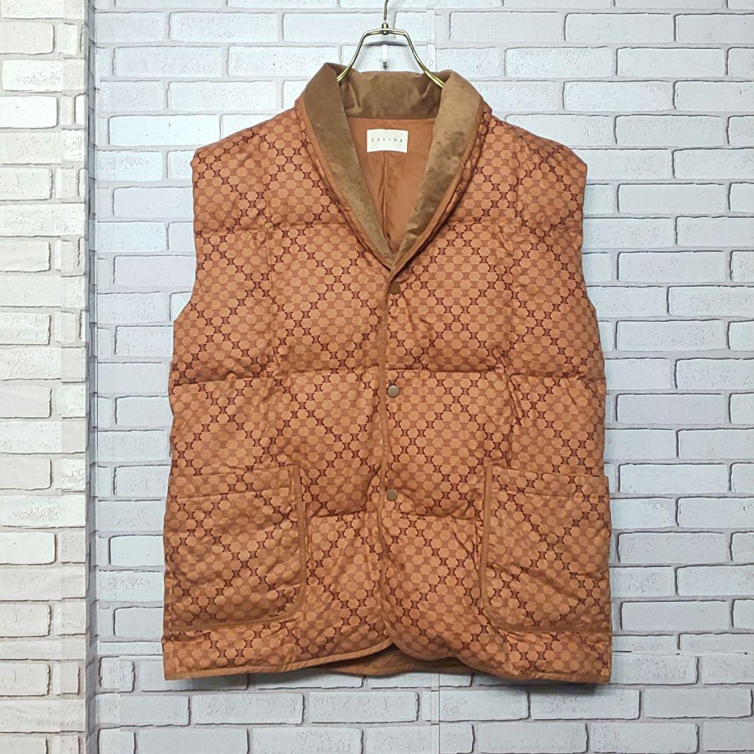 【CELINE】セリーヌ ダウンベスト 西川産業 マカダム柄