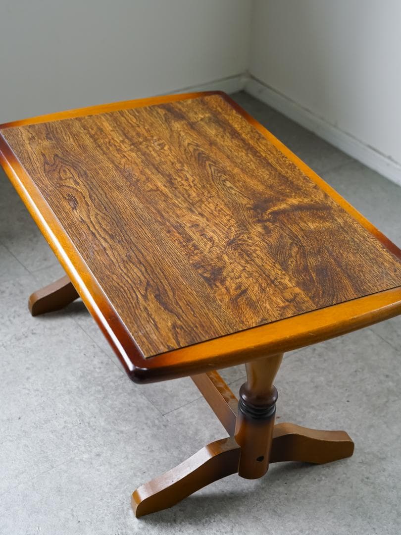 70-80's ヴィンテージ 木製コーヒーテーブル レトロモダン