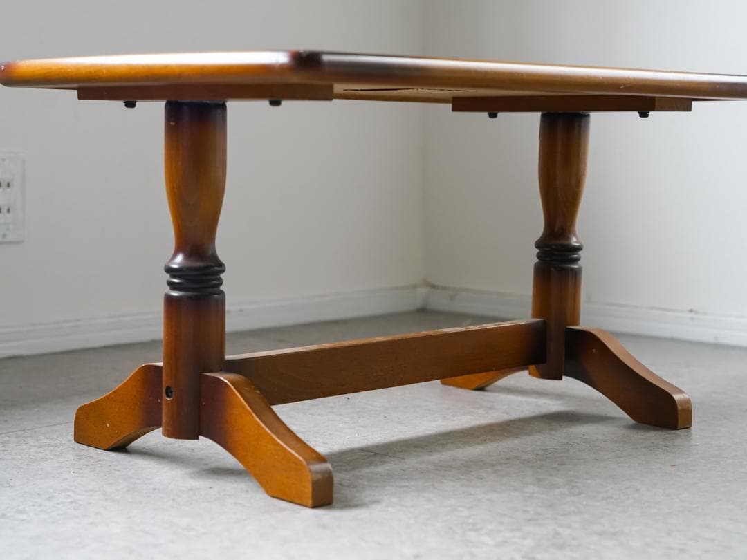 70-80's ヴィンテージ 木製コーヒーテーブル レトロモダン