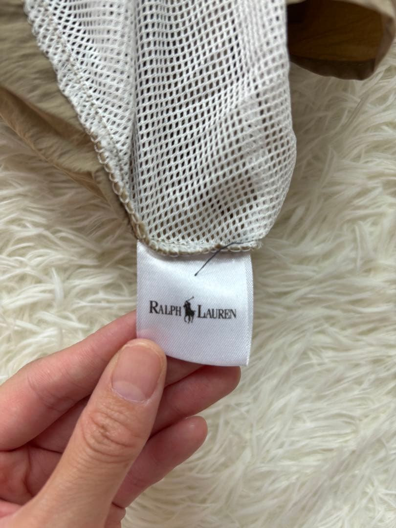 【新品タグ付き】POLO ベア刺繍 レインポンチョ ベージュ