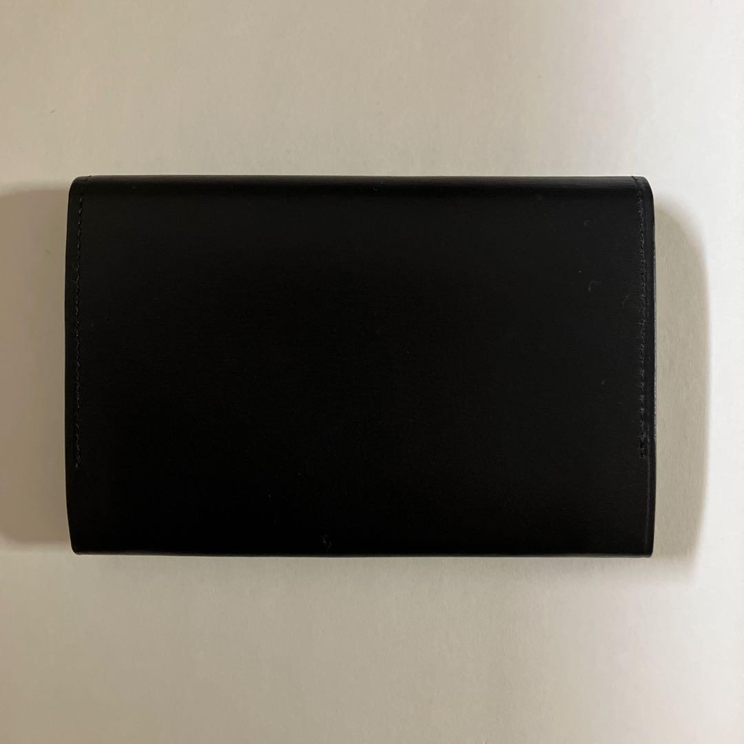 【未使用】イブサンローラン　ブラック レザー カードケース　名刺入れ