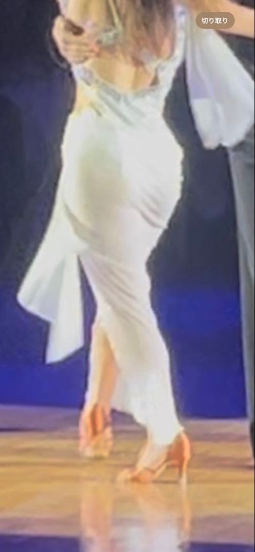 K*u様 ラテンドレス ホワイト MからL