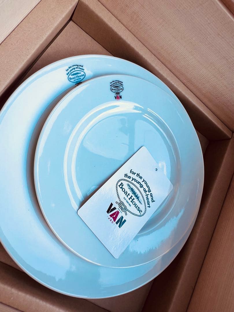 値引VAN、ボートハウス、コラボ陶器製食器セットコンプリート大変貴重！