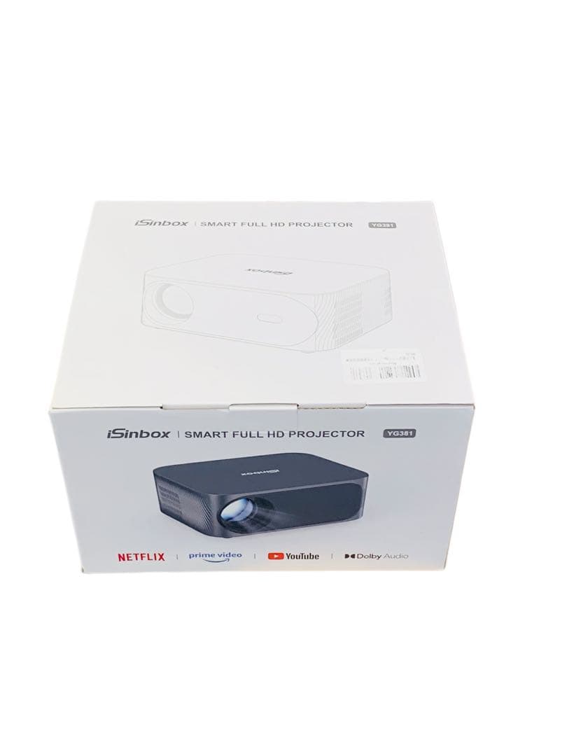 【開封済・未使用】iSinbox YG381 ホームプロジェクター 小型 家庭用